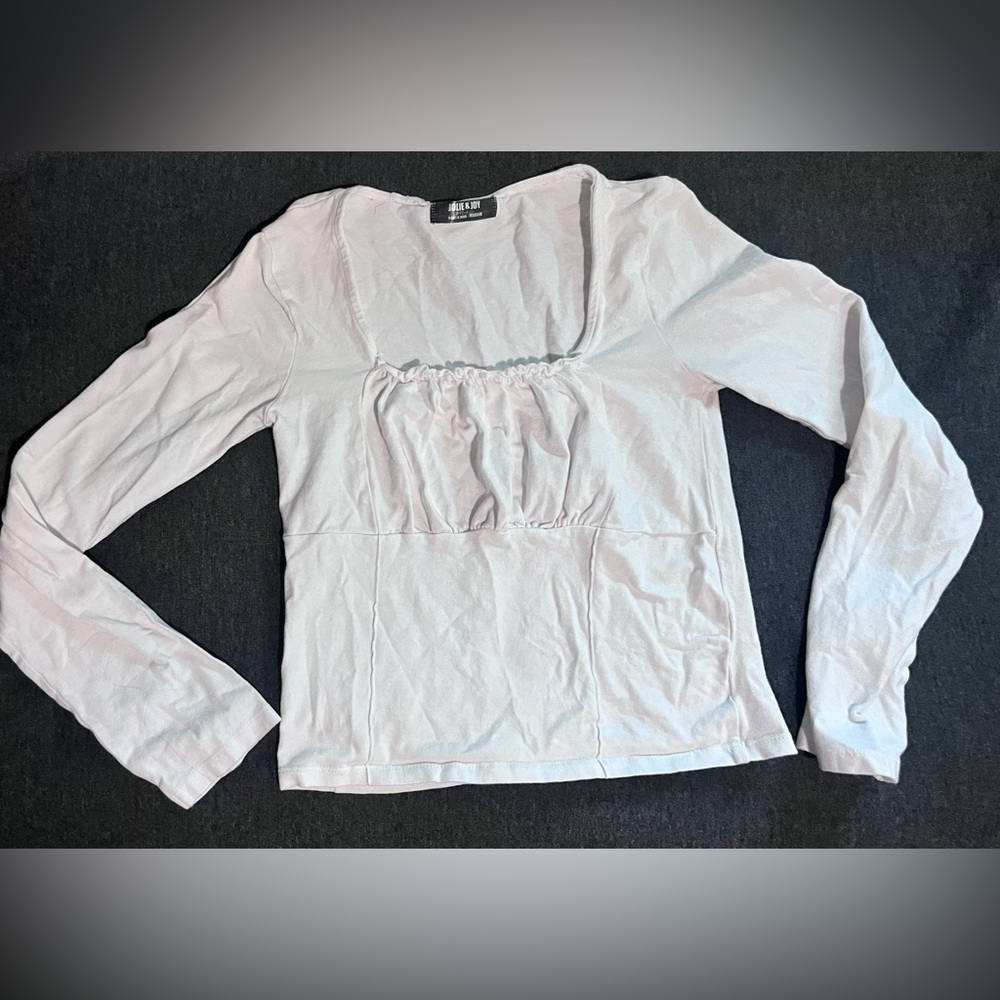 White long sleeve shirt